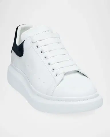 Alexander McQueen Men's Leather and Suede Oversized Sneakers | Thumbnail 3 Alexander McQueen Men's Leather and Suede Oversized Sneakers | Thumbnail 3