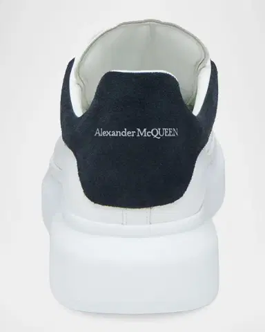Alexander McQueen Men's Leather and Suede Oversized Sneakers | Thumbnail 4 Alexander McQueen Men's Leather and Suede Oversized Sneakers | Thumbnail 4