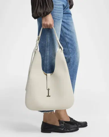 Tom Ford Kara Medium Hanging T Leather Hobo Bag | Thumbnail 2 Tom Ford Kara Medium Hanging T Leather Hobo Bag | Thumbnail 2