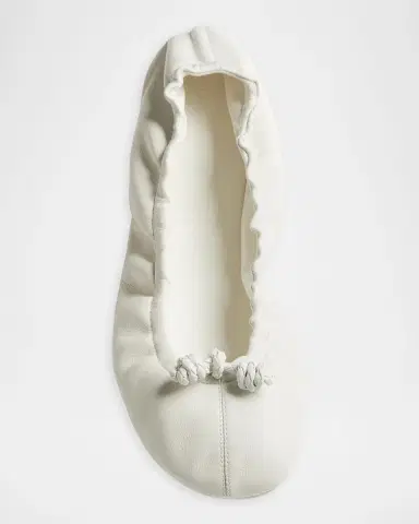 Bottega Veneta Fantasmina Leather Ballerina Flats | Thumbnail 3