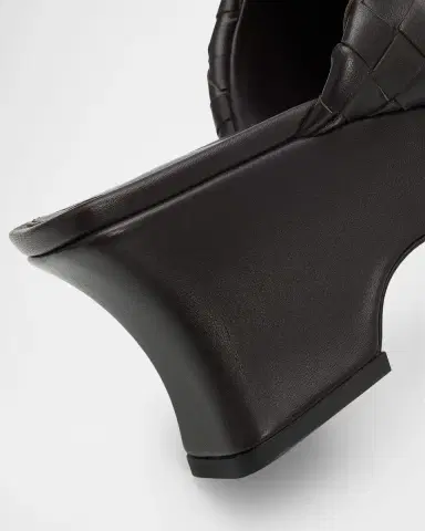 Bottega Veneta 70mm Rosita Intrecciato Leather Wedge Mules | Thumbnail 5 Bottega Veneta 70mm Rosita Intrecciato Leather Wedge Mules | Thumbnail 5