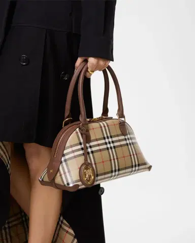 Burberry Primrose Small Check Top Handle Bag | Thumbnail 3 Burberry Primrose Small Check Top Handle Bag | Thumbnail 3