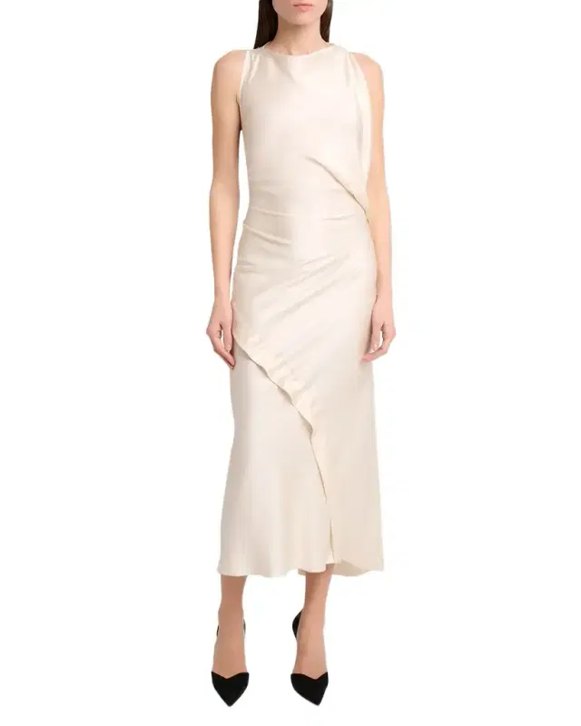 Victoria Beckham Sleeveless Draped Dress