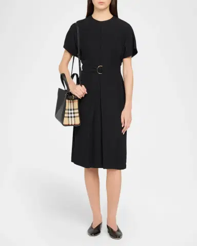 Burberry Cotswolds Small Check Leather Tote Bag | Thumbnail 5 Burberry Cotswolds Small Check Leather Tote Bag | Thumbnail 5