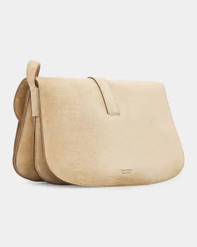 Tom Ford Kara Small Suede Crossbody Bag | Thumbnail 3 Tom Ford Kara Small Suede Crossbody Bag | Thumbnail 3