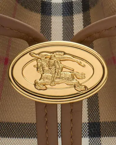Burberry Mini Check Bucket Bag | Thumbnail 2 Burberry Mini Check Bucket Bag | Thumbnail 2