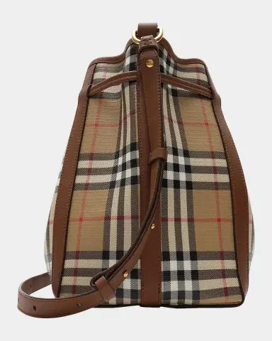 Burberry Mini Check Bucket Bag | Thumbnail 3 Burberry Mini Check Bucket Bag | Thumbnail 3