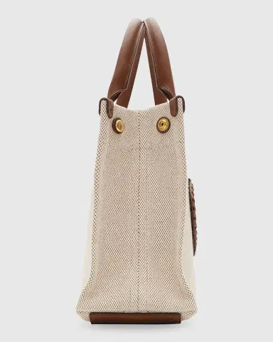 Burberry Highlands Mini Check Cotton-Blend Shoulder Bag | Thumbnail 5 Burberry Highlands Mini Check Cotton-Blend Shoulder Bag | Thumbnail 5