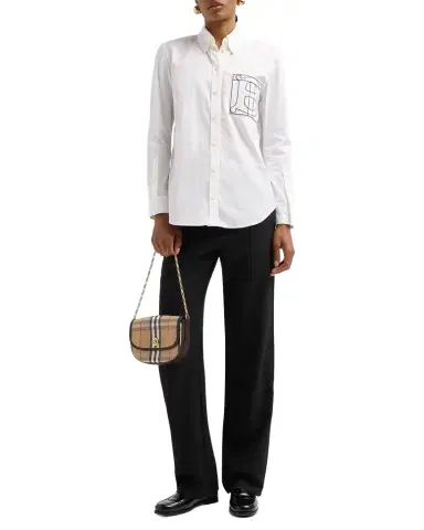 Burberry Highlands Mini Check Cotton-Blend Shoulder Bag | Thumbnail 1 Burberry Highlands Mini Check Cotton-Blend Shoulder Bag | Thumbnail 1
