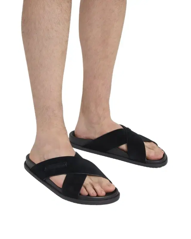 Dolce & Gabbana Men 's Suede Criss-Cross Sandals