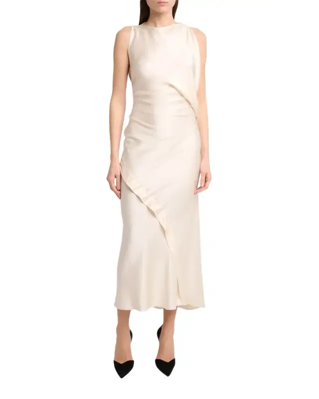 Victoria Beckham Sleeveless Draped Dress