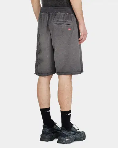 Diesel Men's Rawcrow Devore Fleece Shorts | Thumbnail 3