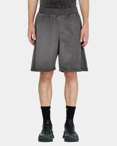 Diesel Men's Rawcrow Devore Fleece Shorts | Thumbnail 4