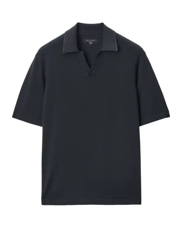 Conrad Silk-Cotton Johnny Collar Polo Shirt