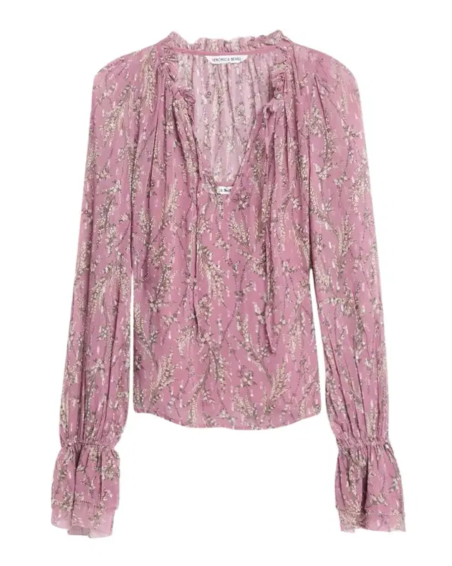 Veronica Beard Maxime Floral Blouse