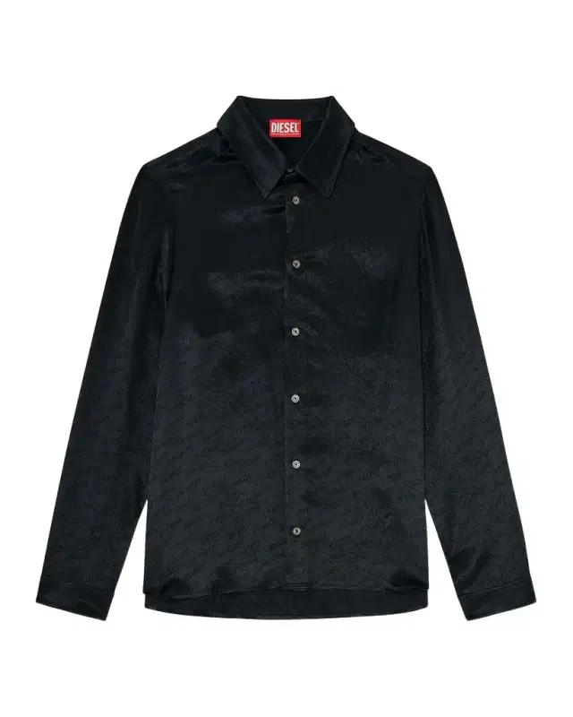 Men 's Kinny Logo-Monogram Satin Shirt
