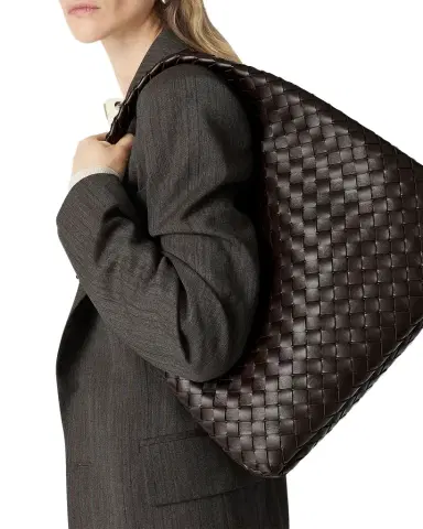 Bottega Veneta Campana Large Leather Shoulder Bag | Thumbnail 1 Bottega Veneta Campana Large Leather Shoulder Bag | Thumbnail 1