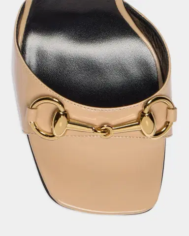 Gucci 85mm Signora Leather Ankle-Strap Sandals | Thumbnail 2