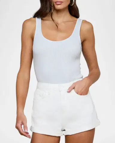 L'Agence Nica Scoop-Neck Tank Bodysuit | Thumbnail 4