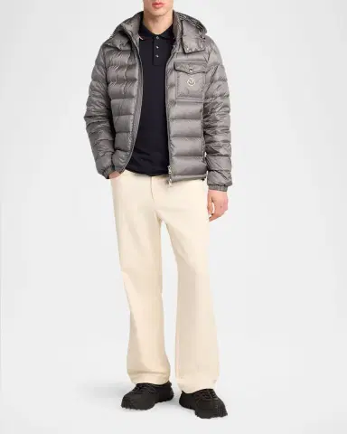 Moncler Men's Hood Logo Puffer Jacket | Thumbnail 2 Moncler Men's Hood Logo Puffer Jacket | Thumbnail 2
