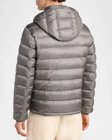 Moncler Men's Hood Logo Puffer Jacket | Thumbnail 3 Moncler Men's Hood Logo Puffer Jacket | Thumbnail 3