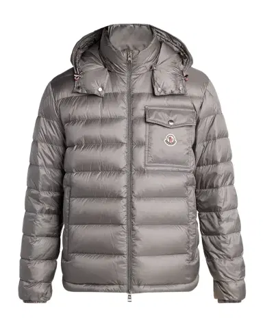 Moncler Men's Hood Logo Puffer Jacket | Thumbnail 1 Moncler Men's Hood Logo Puffer Jacket | Thumbnail 1