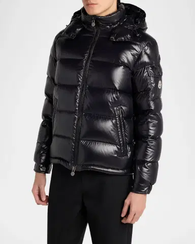 Moncler Men's Hooded Down Puffer Jacket | Thumbnail 4 Moncler Men's Hooded Down Puffer Jacket | Thumbnail 4