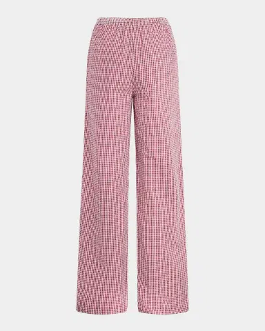 Favorite Daughter The Everything Cotton Gingham Pants | Thumbnail 5