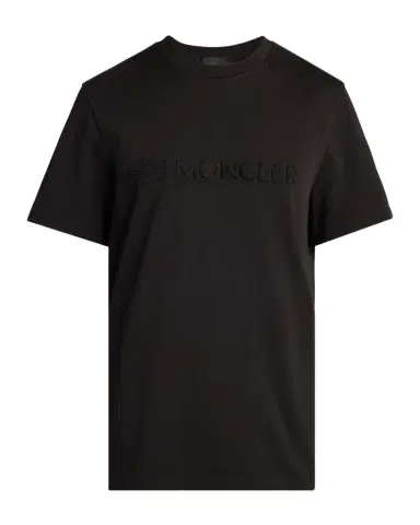 Moncler Men's Tonal Terry-Logo Crewneck T-Shirt | Thumbnail 1