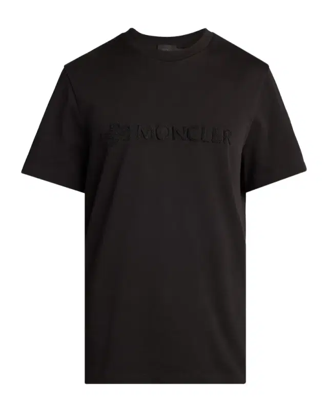 Moncler Men 's Tonal Terry-Logo Crewneck T-Shirt