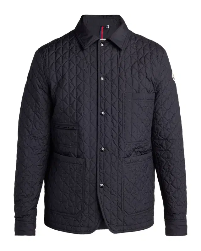 Moncler Men 's Logo Quilted Jacket