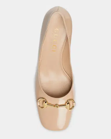 Gucci Signora Glossy Leather Pumps | Thumbnail 3 Gucci Signora Glossy Leather Pumps | Thumbnail 3