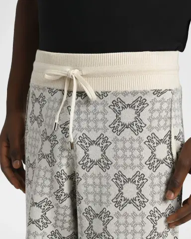 AMIRI Men's MA Quad Check Knit Drawstring Shorts | Thumbnail 4 AMIRI Men's MA Quad Check Knit Drawstring Shorts | Thumbnail 4
