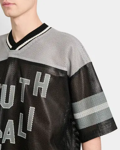AMIRI Graphic Leather Mesh T-Shirt | Thumbnail 4