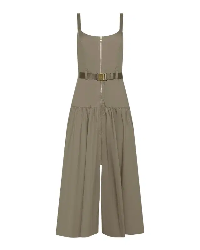 Rima Belted Midi Dress