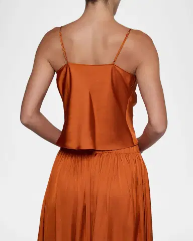 L'Agence Calista Horsebit-Strap Satin Camisole | Thumbnail 3