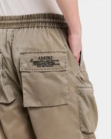 AMIRI Logo Drawstring Cargo Pants | Thumbnail 3