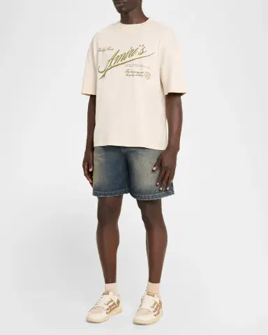 AMIRI Men's Quality Goods Crewneck T-Shirt | Thumbnail 2 AMIRI Men's Quality Goods Crewneck T-Shirt | Thumbnail 2