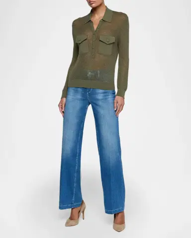 L'Agence Carine Cashmere-Blend Sweater | Thumbnail 2 L'Agence Carine Cashmere-Blend Sweater | Thumbnail 2