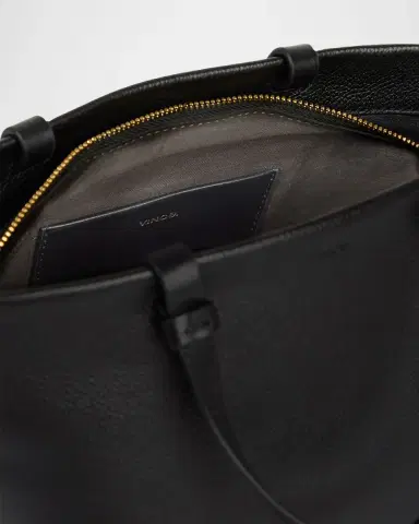 Vince Marin Mini Woven Leather Tote Bag | Thumbnail 3