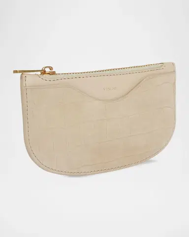 Vince Demma Croc-Embossed Leather Card Case | Thumbnail 3 Vince Demma Croc-Embossed Leather Card Case | Thumbnail 3