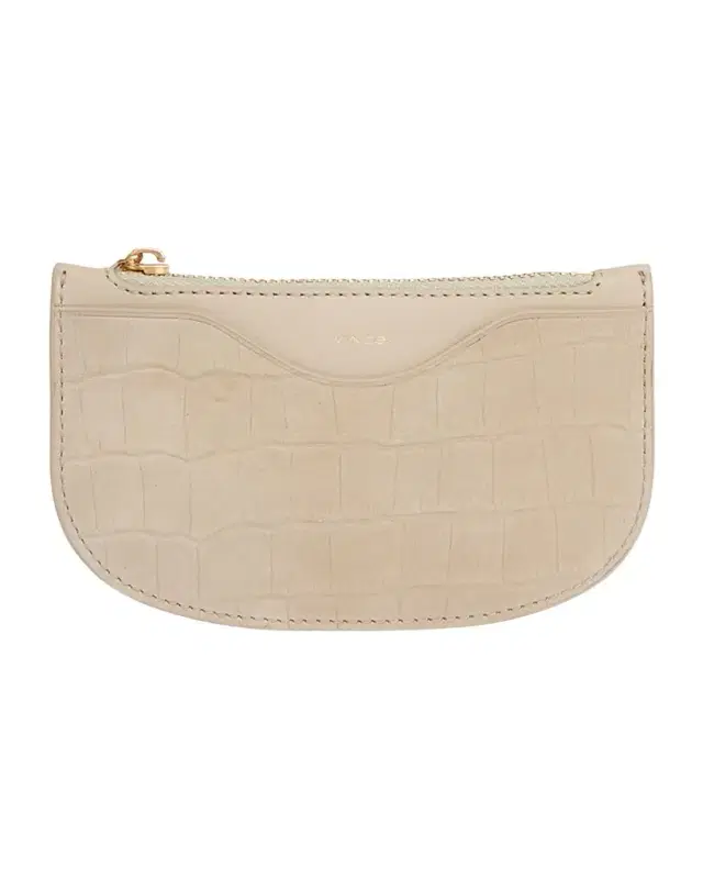 Vince Demma Croc-Embossed Leather Card Case