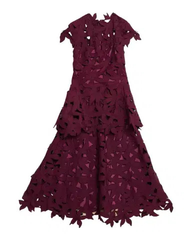 Simkhai Neve Layered Floral Cutwork Lace Midi Dress | Thumbnail 1 Simkhai Neve Layered Floral Cutwork Lace Midi Dress | Thumbnail 1