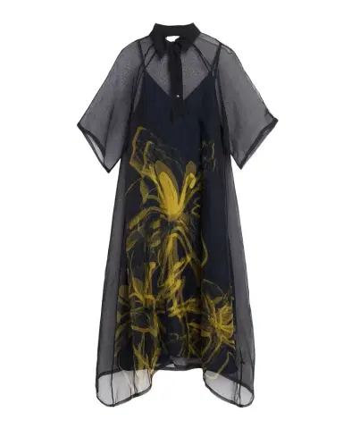 LOVEBIRDS Selene Floral-Print Tulle Maxi Dress | Thumbnail 1
