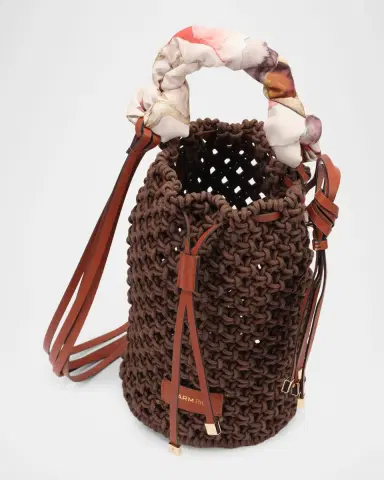 Farm Rio Cotton Macrame Shoulder Bag | Thumbnail 2