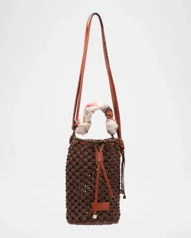 Farm Rio Cotton Macrame Shoulder Bag | Thumbnail 3