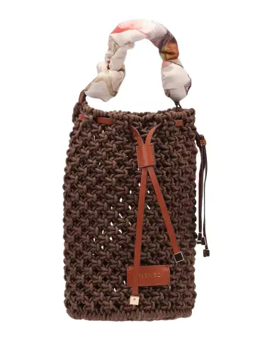 Farm Rio Cotton Macrame Shoulder Bag | Thumbnail 1