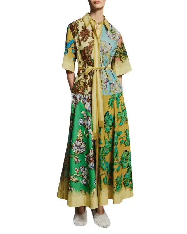 ALÉMAIS Jerry Maxi Shirtdress
