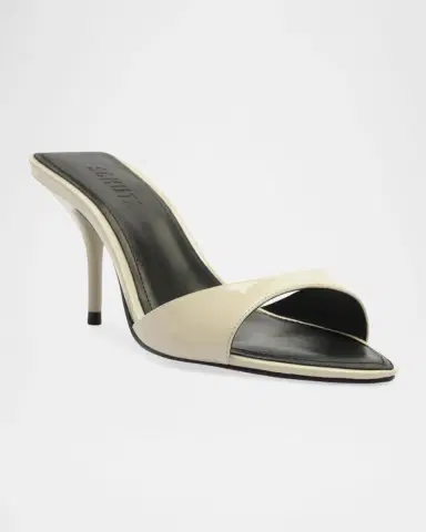 Schutz 75mm Elodie Leather Mules | Thumbnail 2