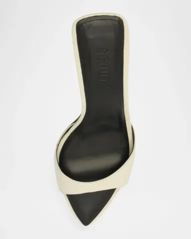 Schutz 75mm Elodie Leather Mules | Thumbnail 4